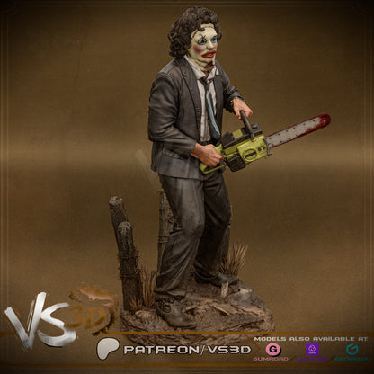 Leatherface Statue 3D-Printed Kit