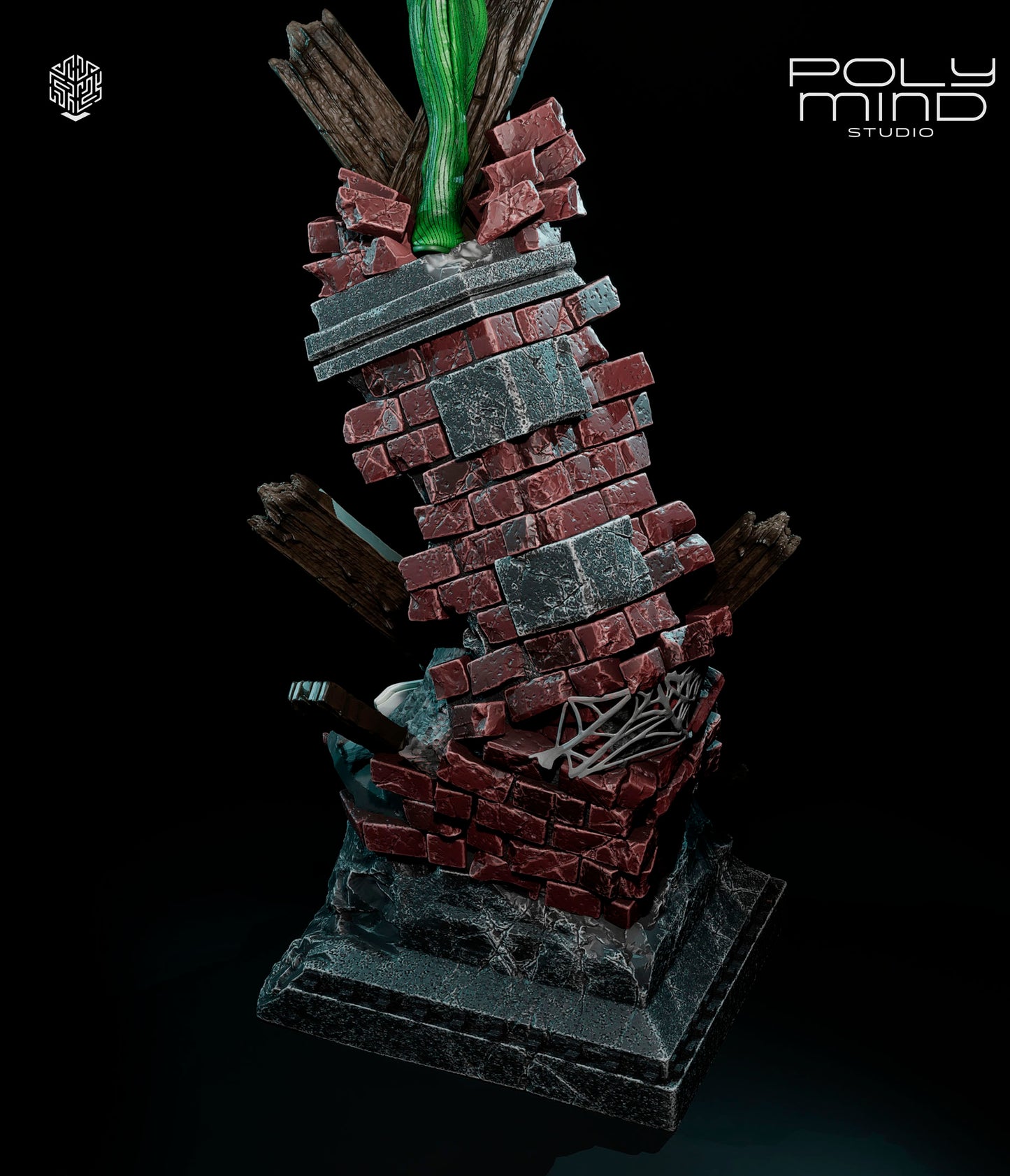 Volture Statue 3D-Printed Kit