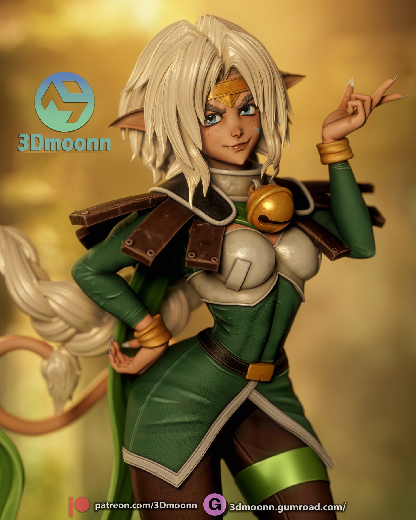 Aisha ClanClan Statue