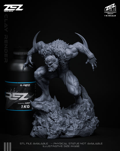 Sabretooth Statue 3D-Printed Kit