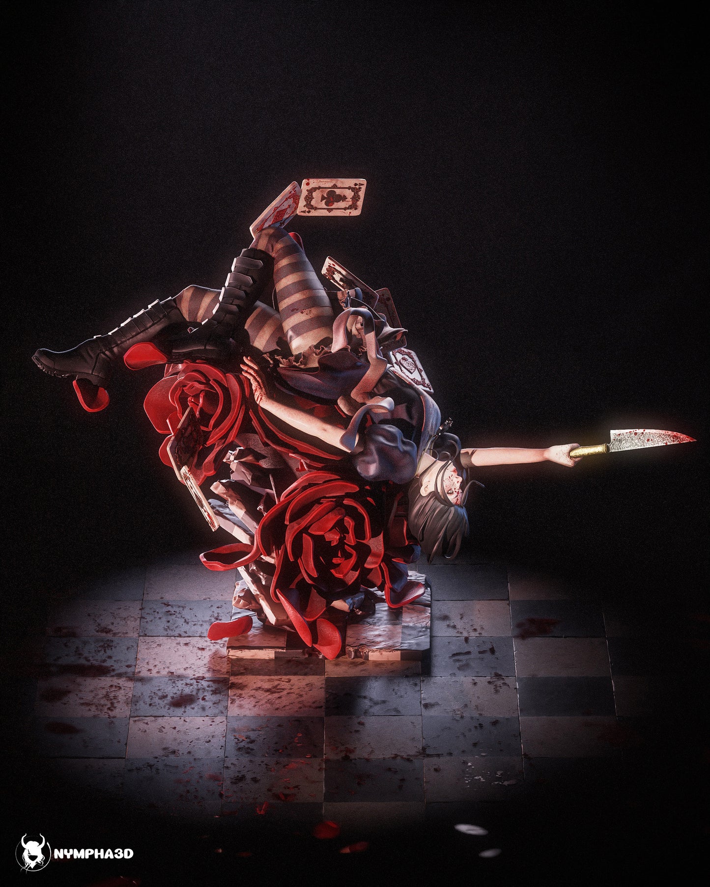 Alice Statue 3D-Printed Kit