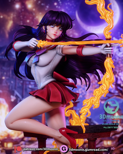Sailor Mars Statue 3D-Printed Kit