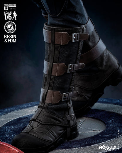 Captain America Statue 3D-Printed Kit