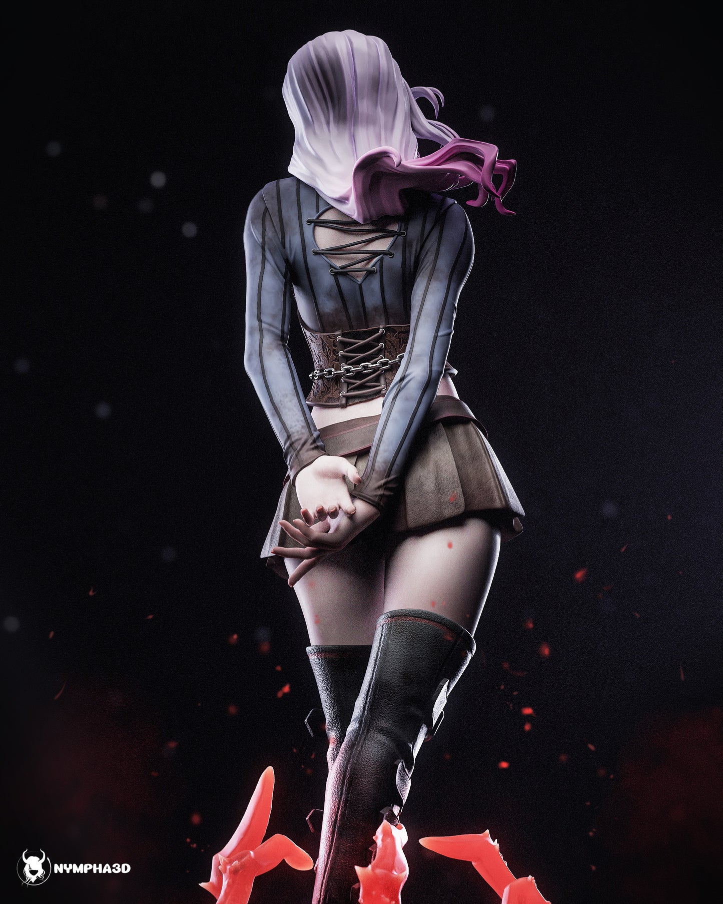 Sable Ward Statue 3D-Printed Kit