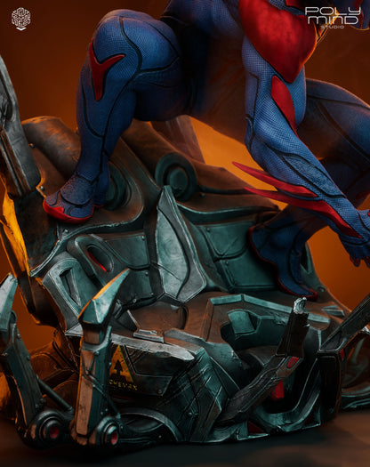 Spiderman 2099 Statue 3D-Printed Kit