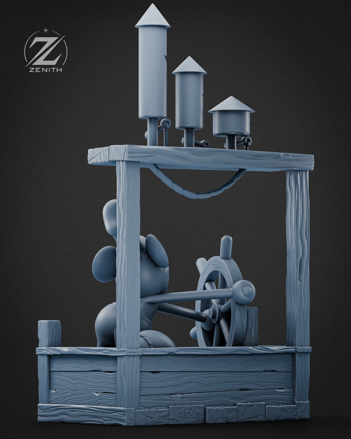 Mickey Statue 3D-Printed Kit