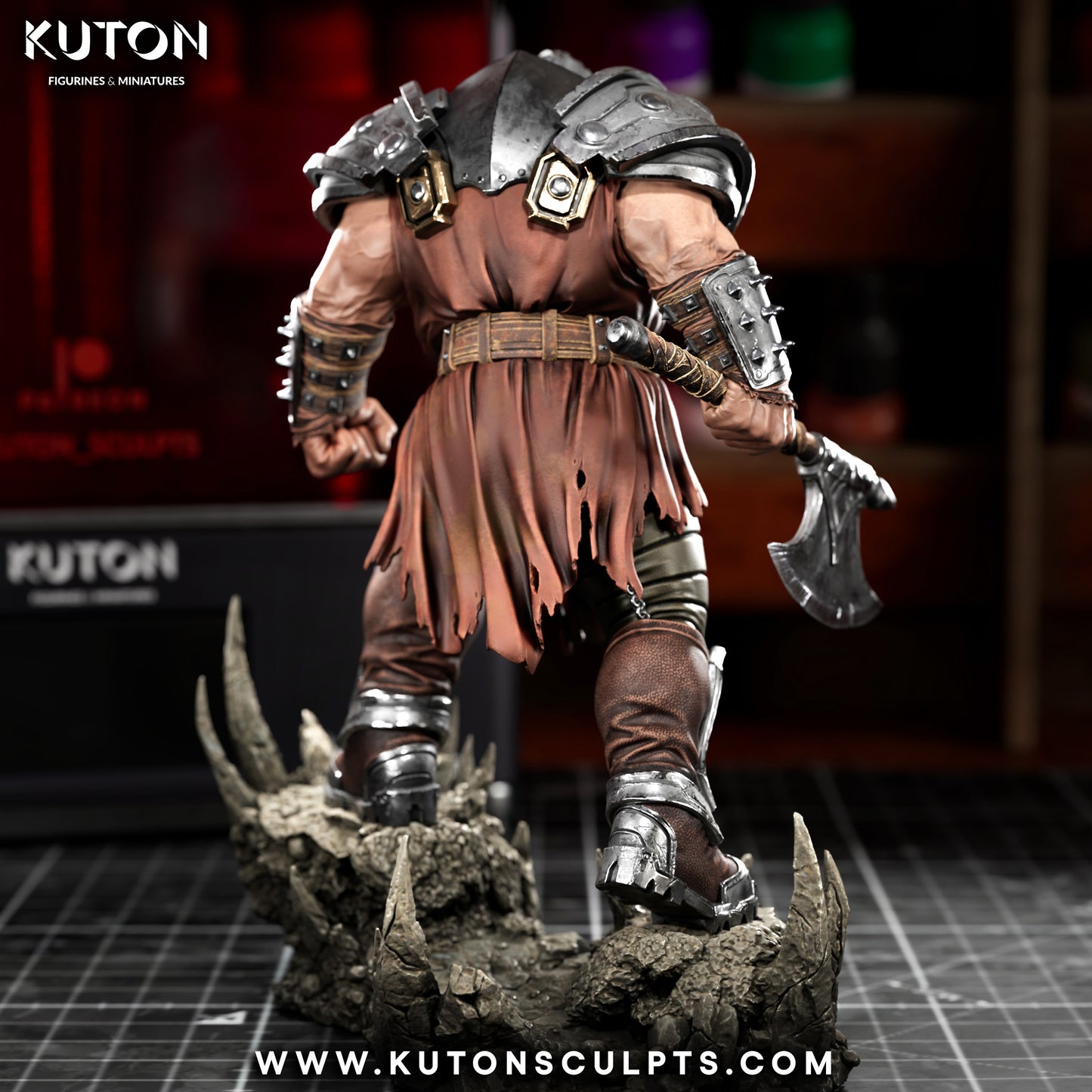 Ram Man Statue 3D-Printed Kit