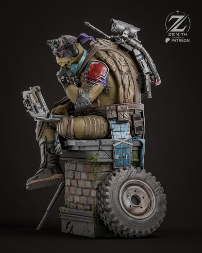 Donatello TMNT Statue 3D-Printed Kit