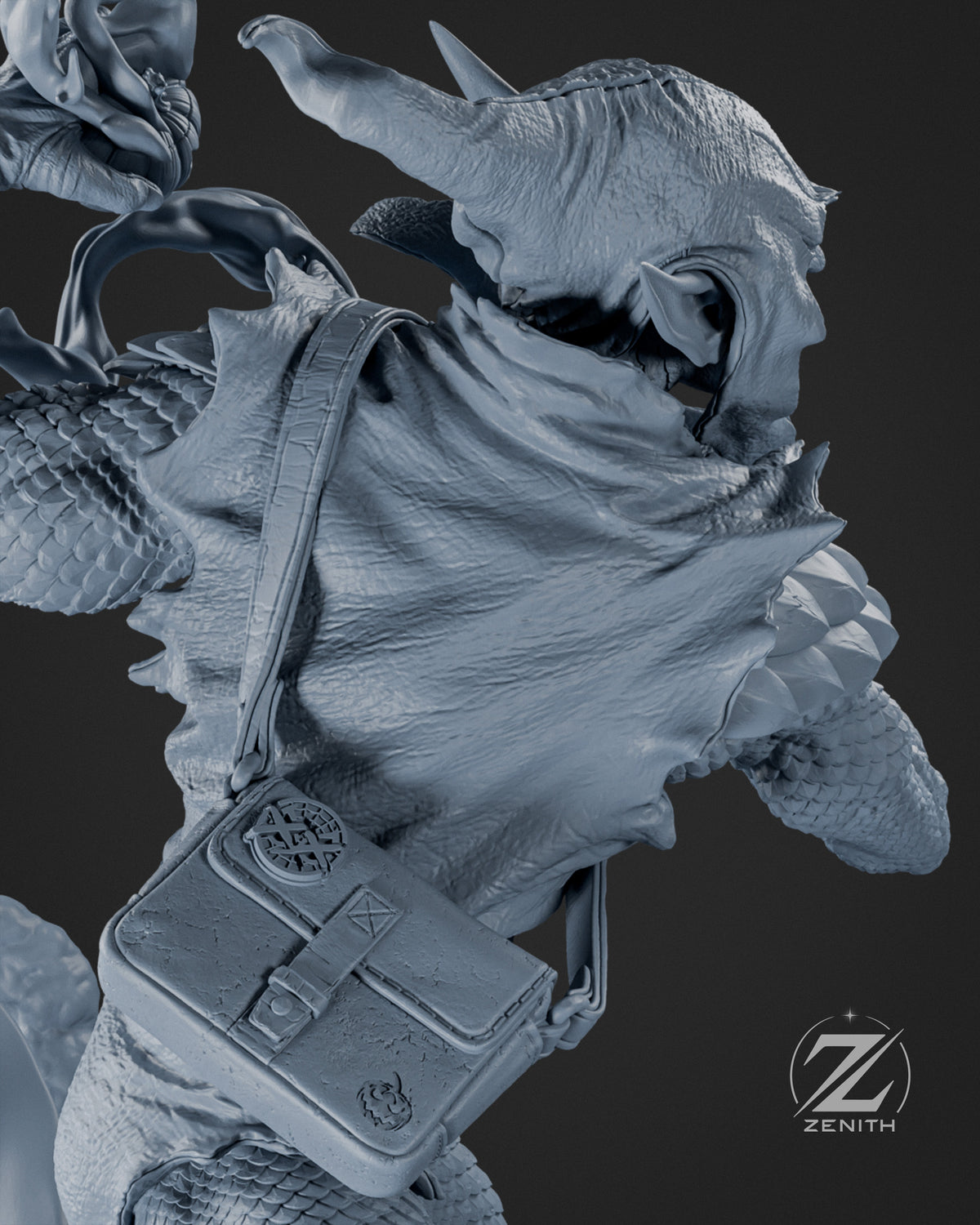 Green Goblin Statue 3D-Printed Kit