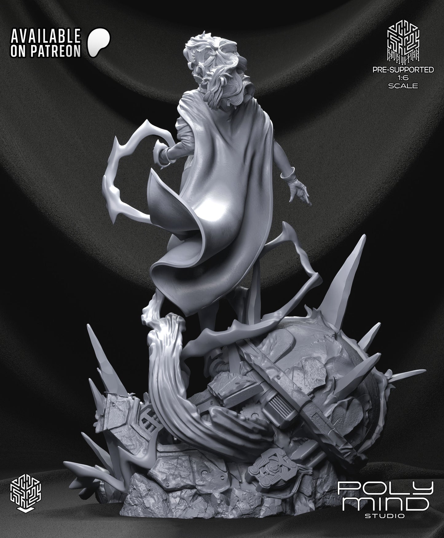 Storm Statue 3D-Printed Kit