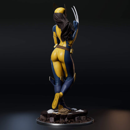 Laura Kinney Wolverine Statue 3D-Printed Kit