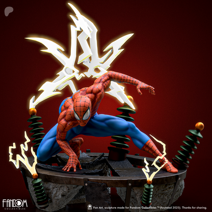 Spiderman Statue 3D-Printed Kit