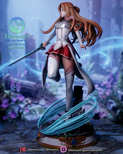 Asuna Statue 3D-Printed Kit