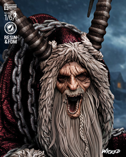 Krampus Statue 3D-Printed Kit
