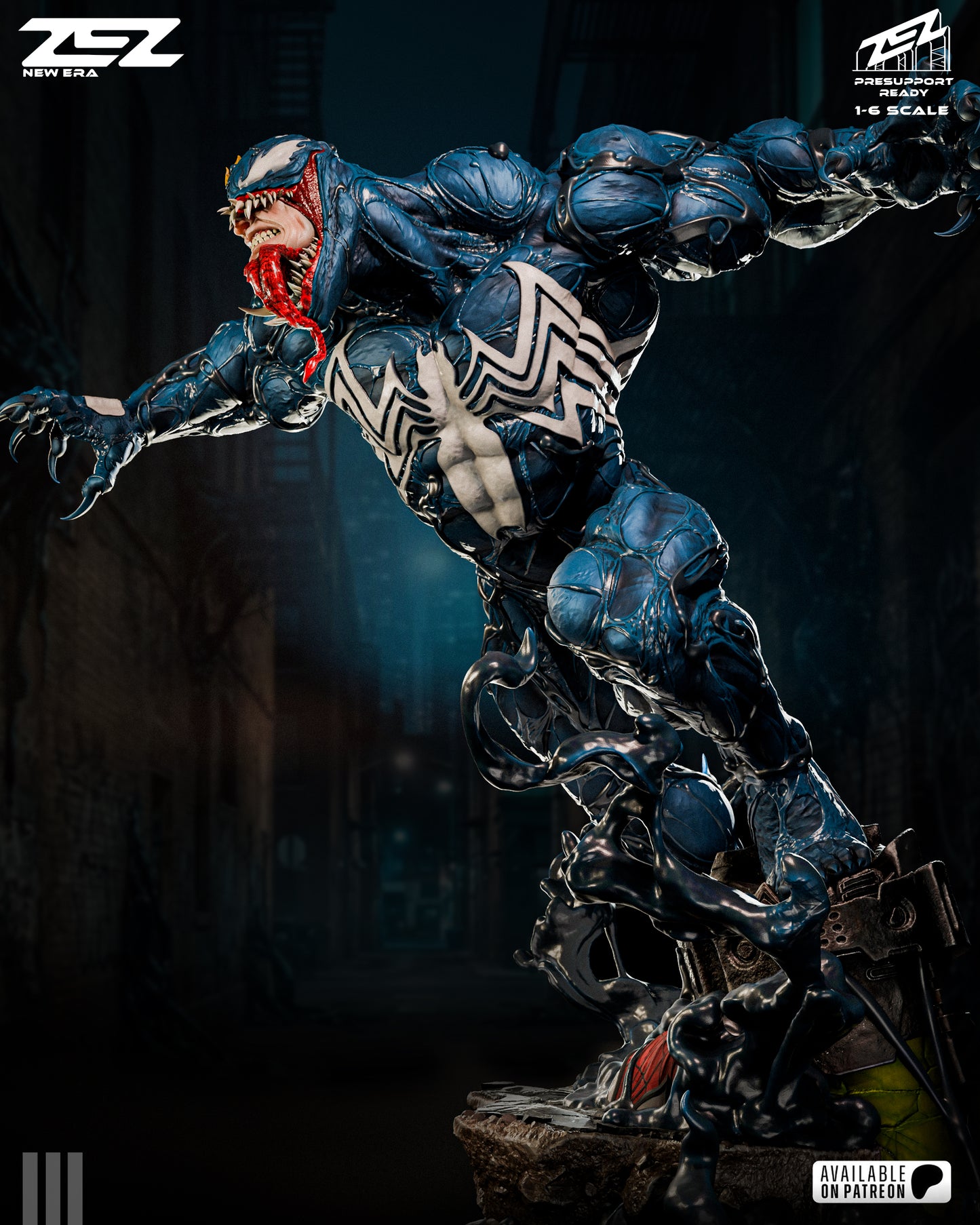 Venom Statue 3D-Printed Kit