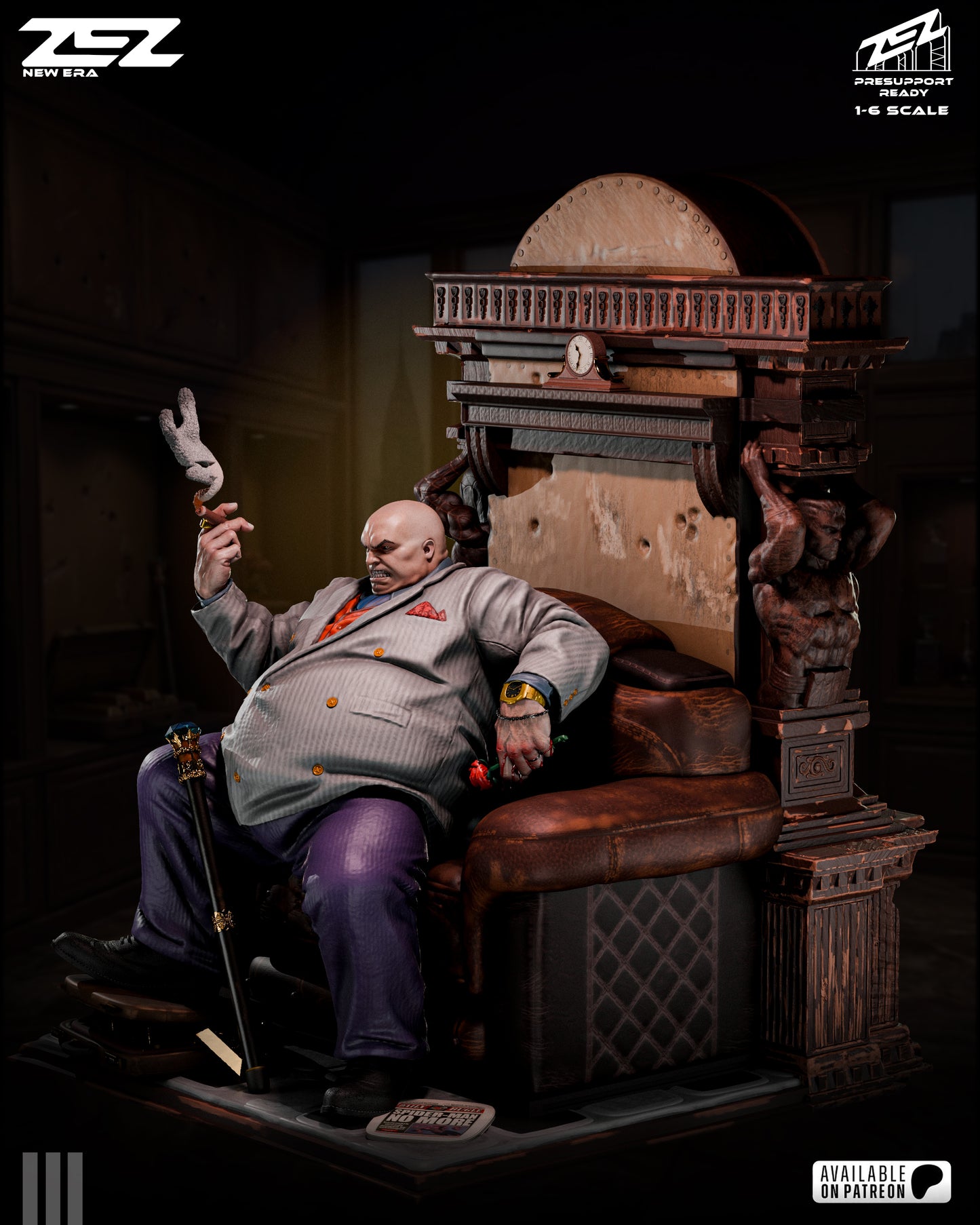 Kingpin Statue 3D-Printed Kit