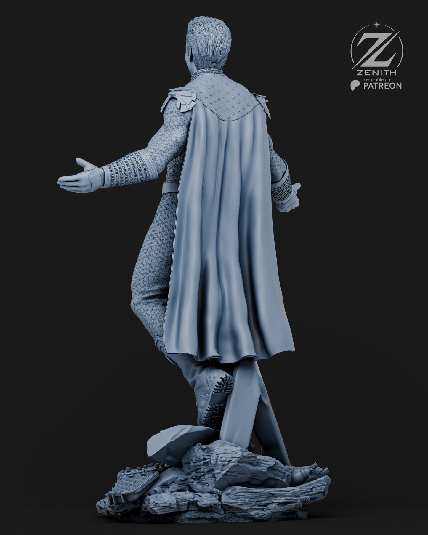 Homelander Statue 3D-Printed Kit