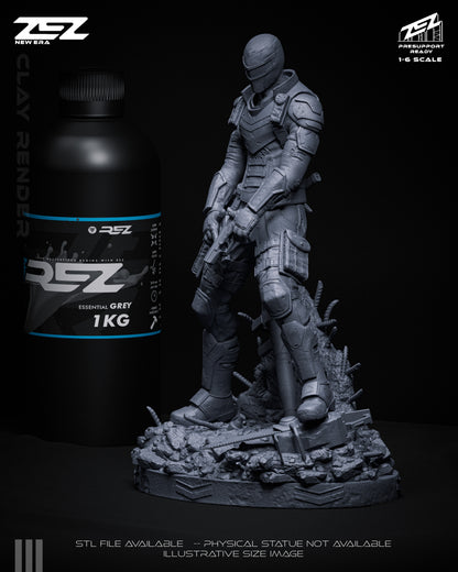 Vigilante Statue 3D-Printed Kit