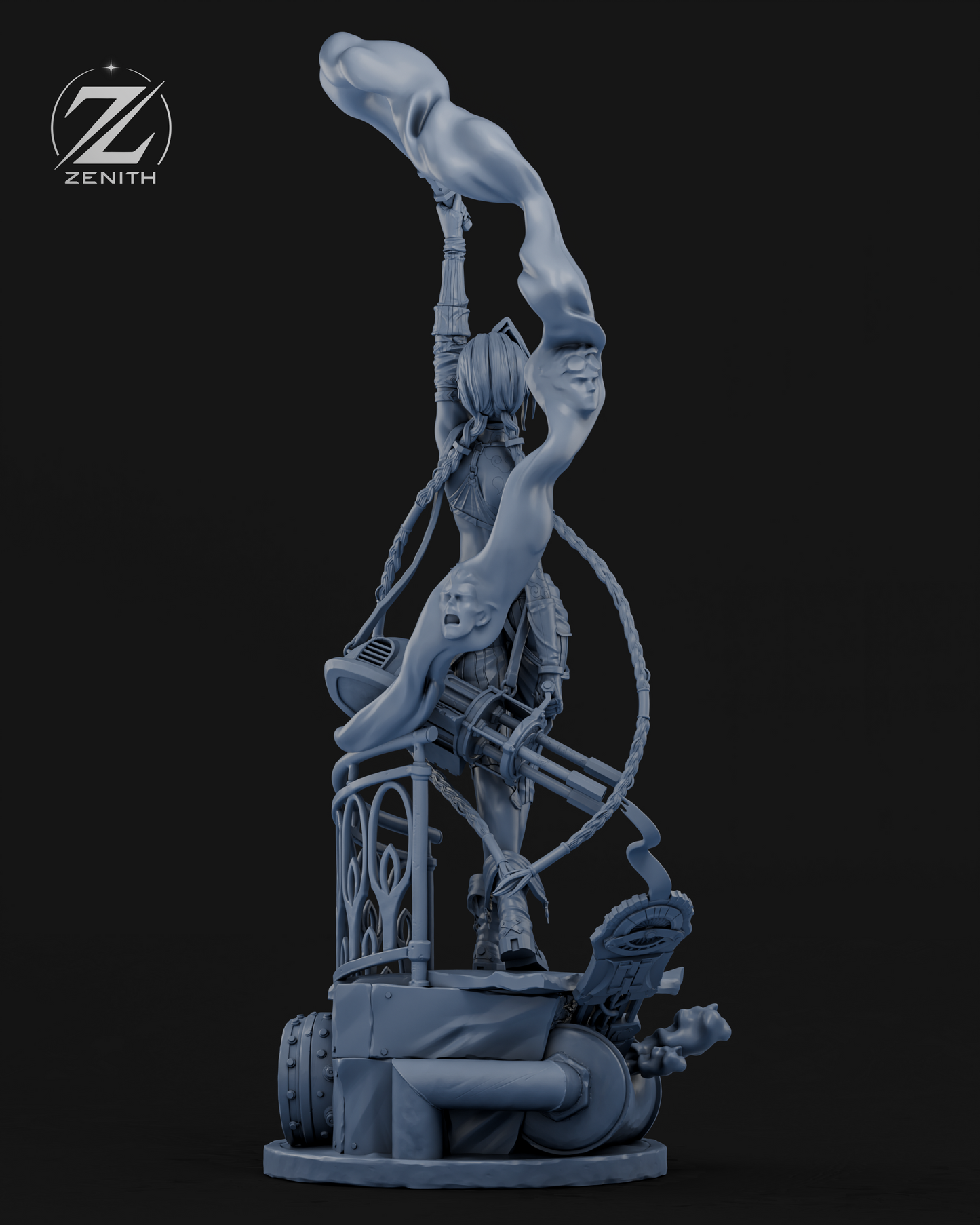 Jinx Statue 3D-Printed Kit
