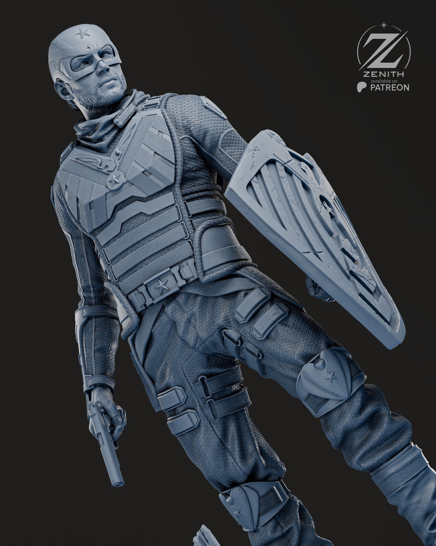 Soldier Boy Statue 3D-Printed Kit