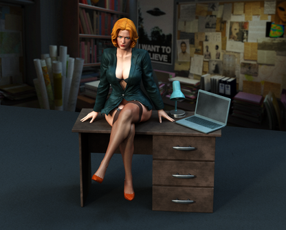 Scully Statue 3D-Printed Kit
