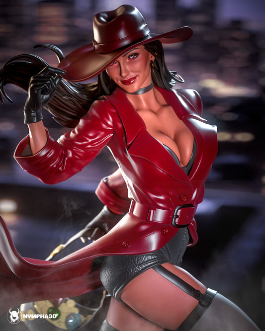 Carmen Sandiego Statue 3D-Printed Kit