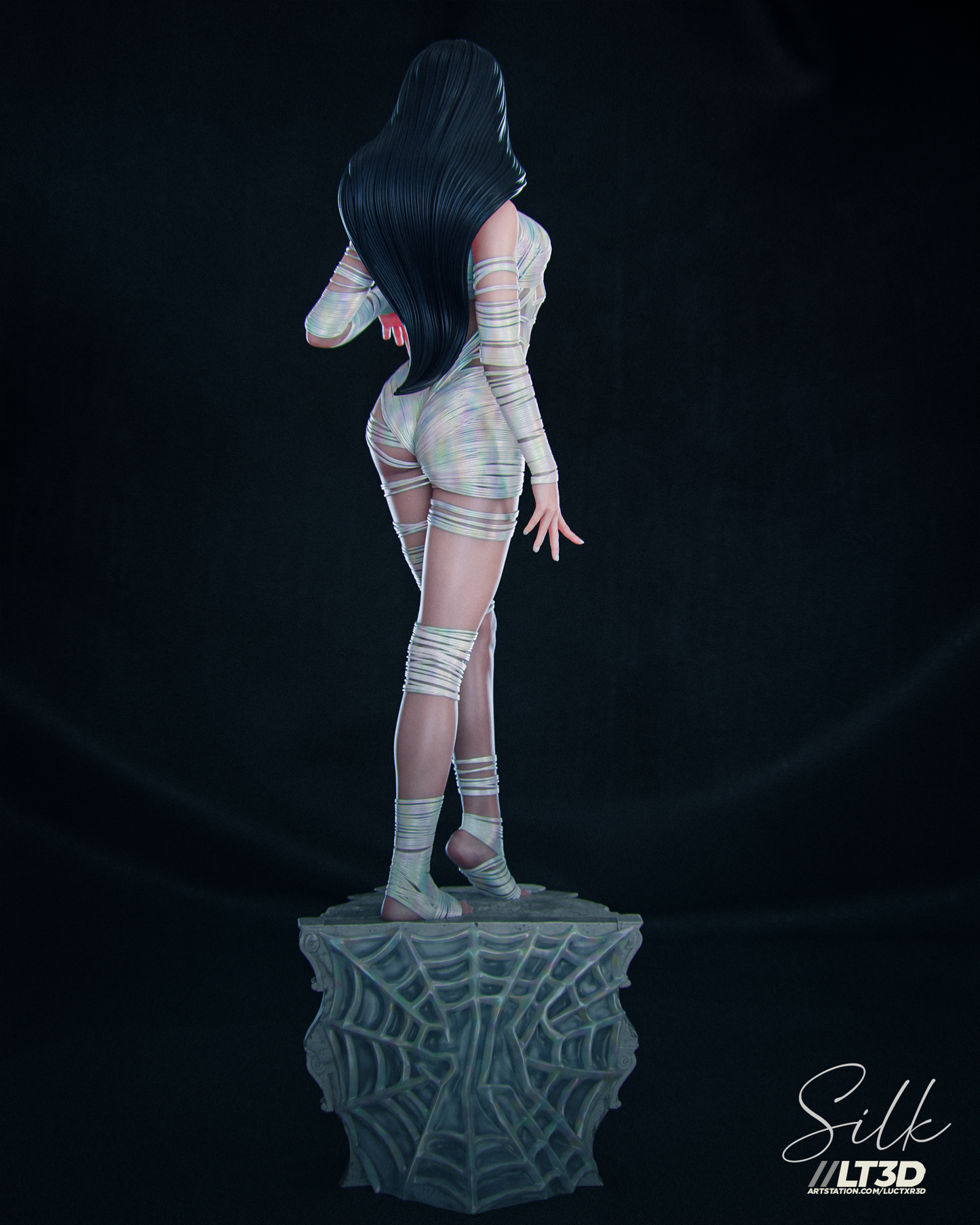 Silk Statue