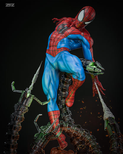 Spiderman VS Octa Statue