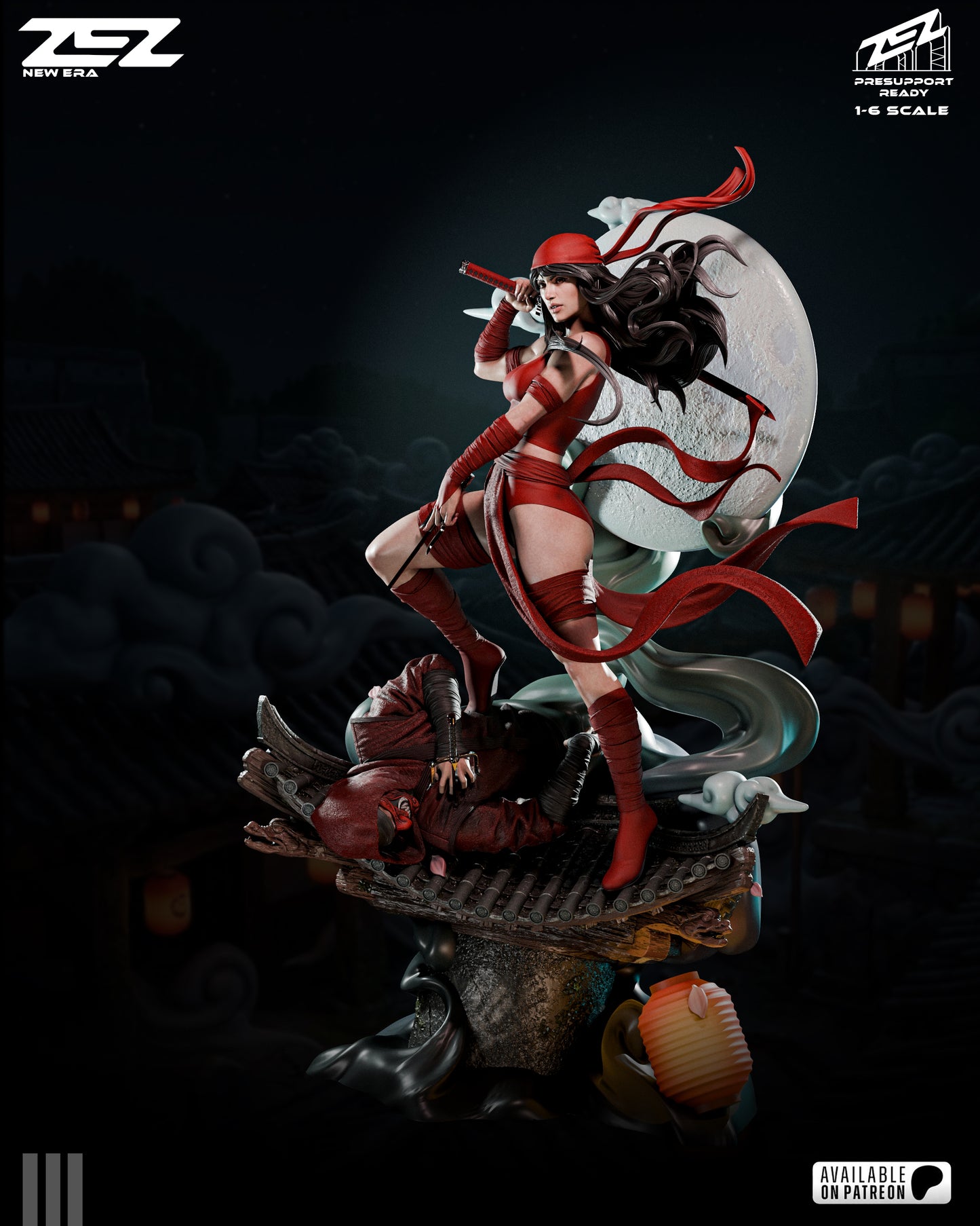 Elektra Statue 3D-Printed Kit