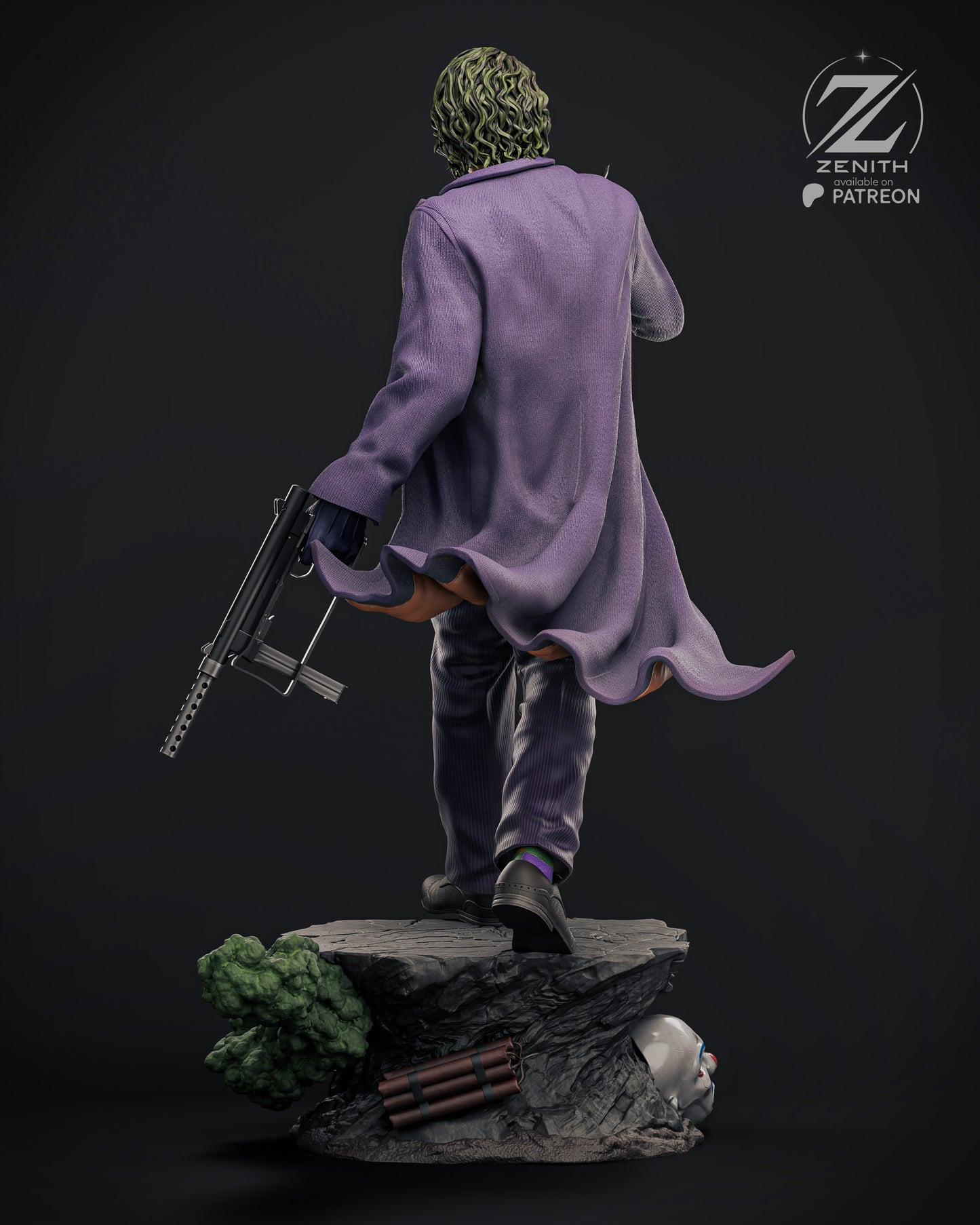 Joker Statue 3D-Printed Kit