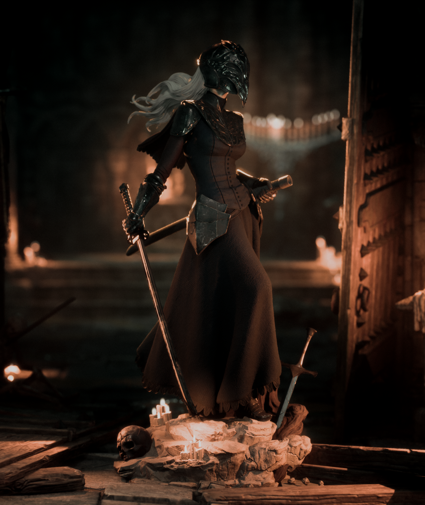Yuria Of Londor Statue 3D-Printed Kit