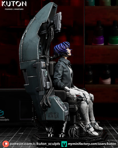 Ghost In The Shell Statue 3D-Printed Kit