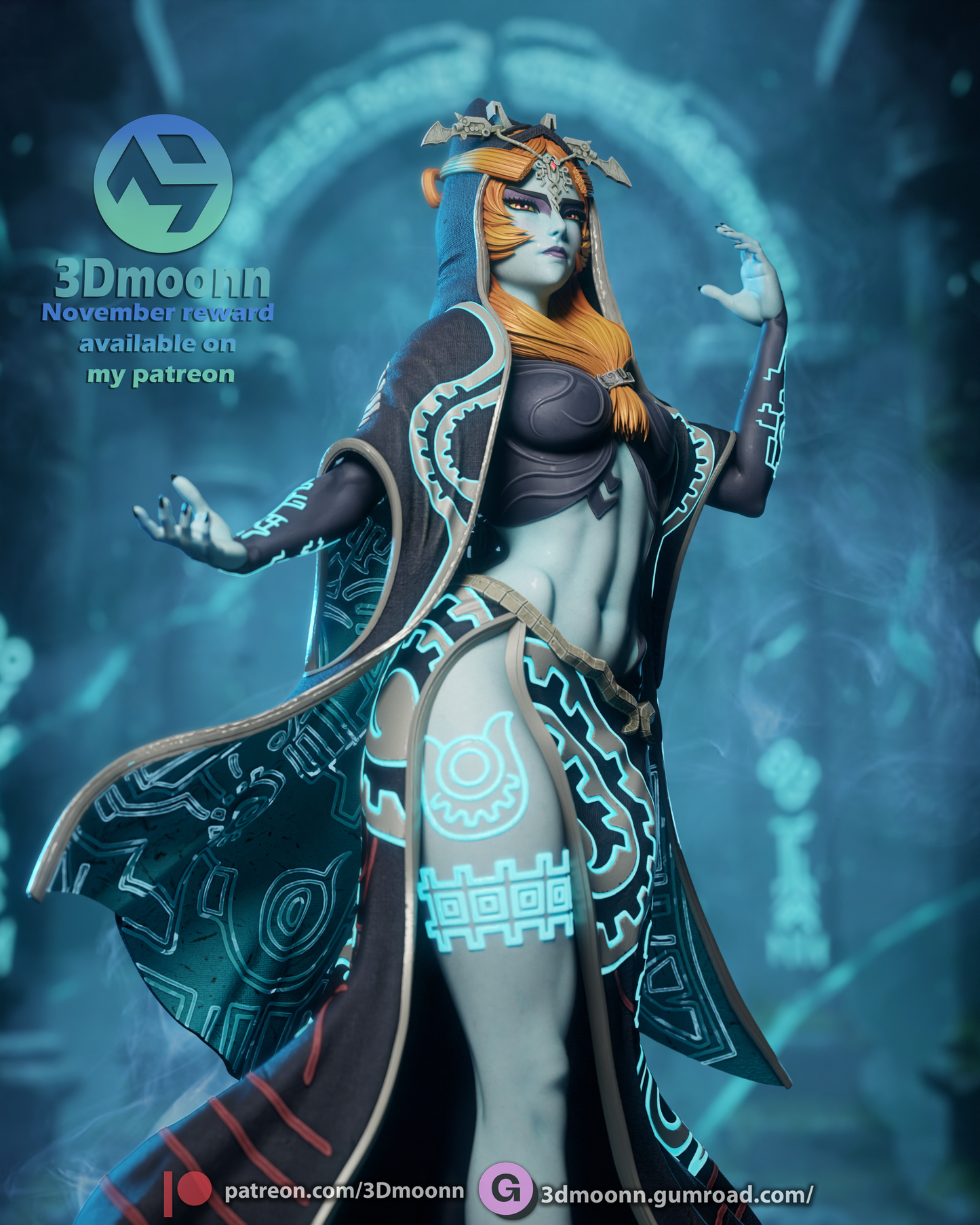 Midna - Zelda Twilight Princess Statue