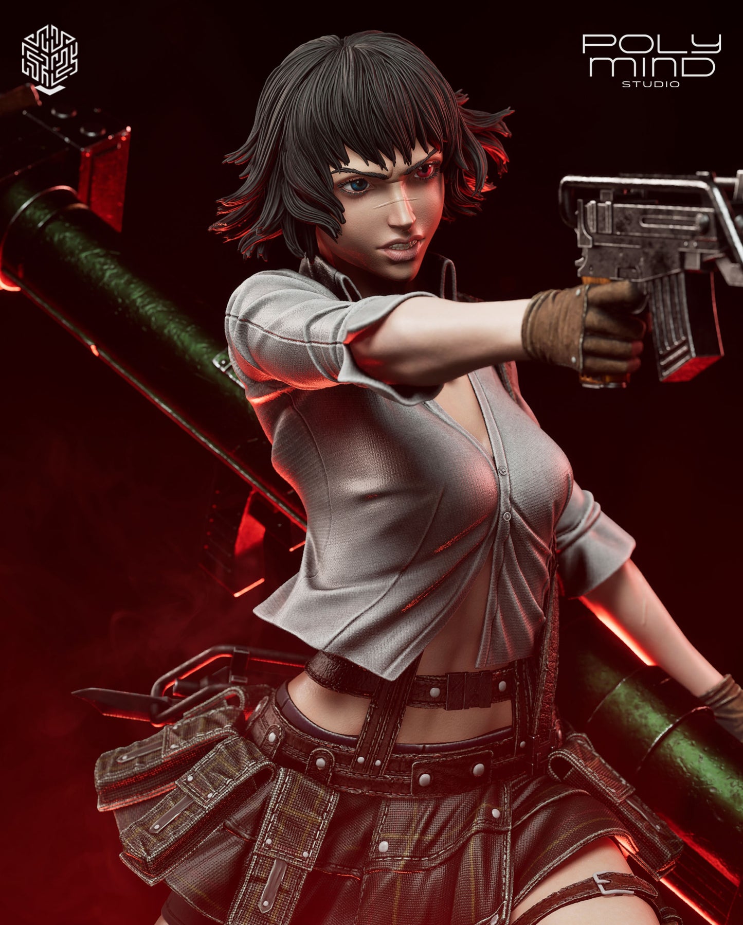 Lady (DMC3) Statue 3D-Printed Kit