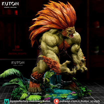 Blanka Statue 3D-Printed Kit