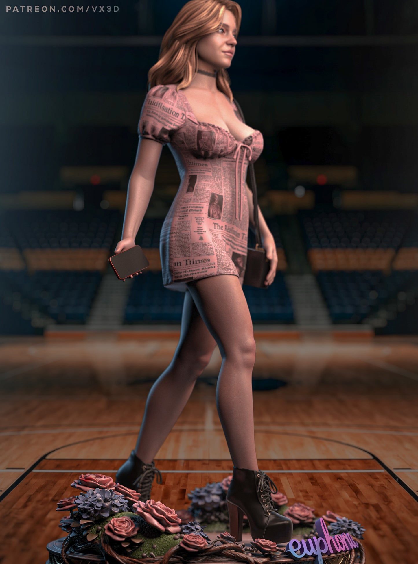 Sydney Sweeney Statue 3D-Printed Kit