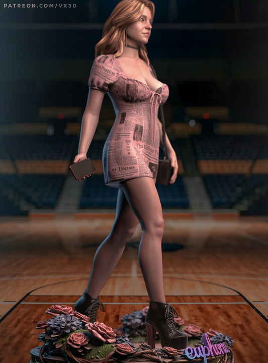 Sydney Sweeney Statue 3D-Printed Kit