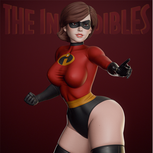 Elastigirl Statue