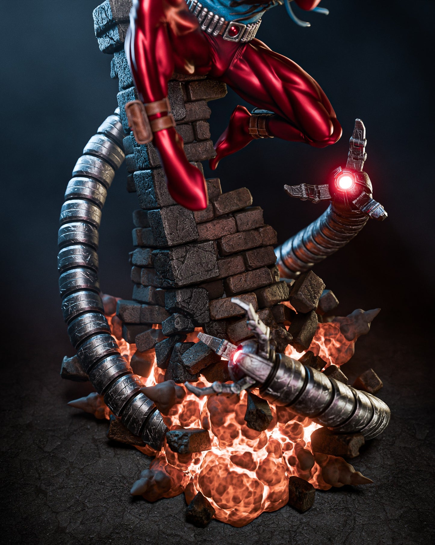 Scarlet Spider Statue