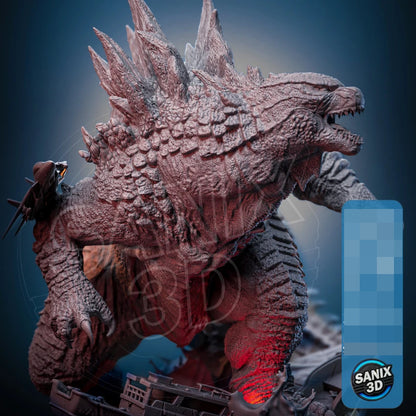 Godzilla Statue 3D-Printed Kit