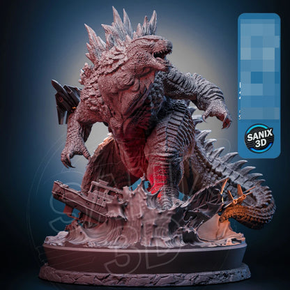 Godzilla Statue 3D-Printed Kit