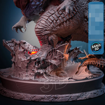 Godzilla Statue 3D-Printed Kit