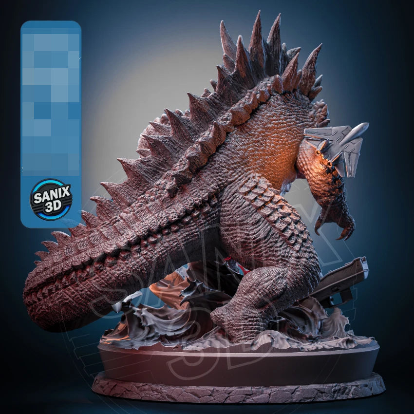 Godzilla Statue 3D-Printed Kit