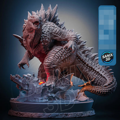 Godzilla Statue 3D-Printed Kit