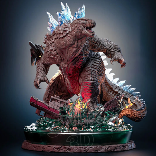 Godzilla Statue 3D-Printed Kit