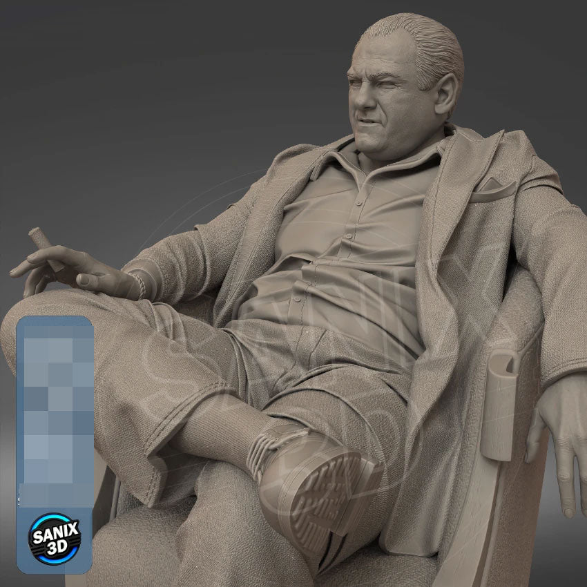 Tony Soprano Statue 3D-Printed Kit