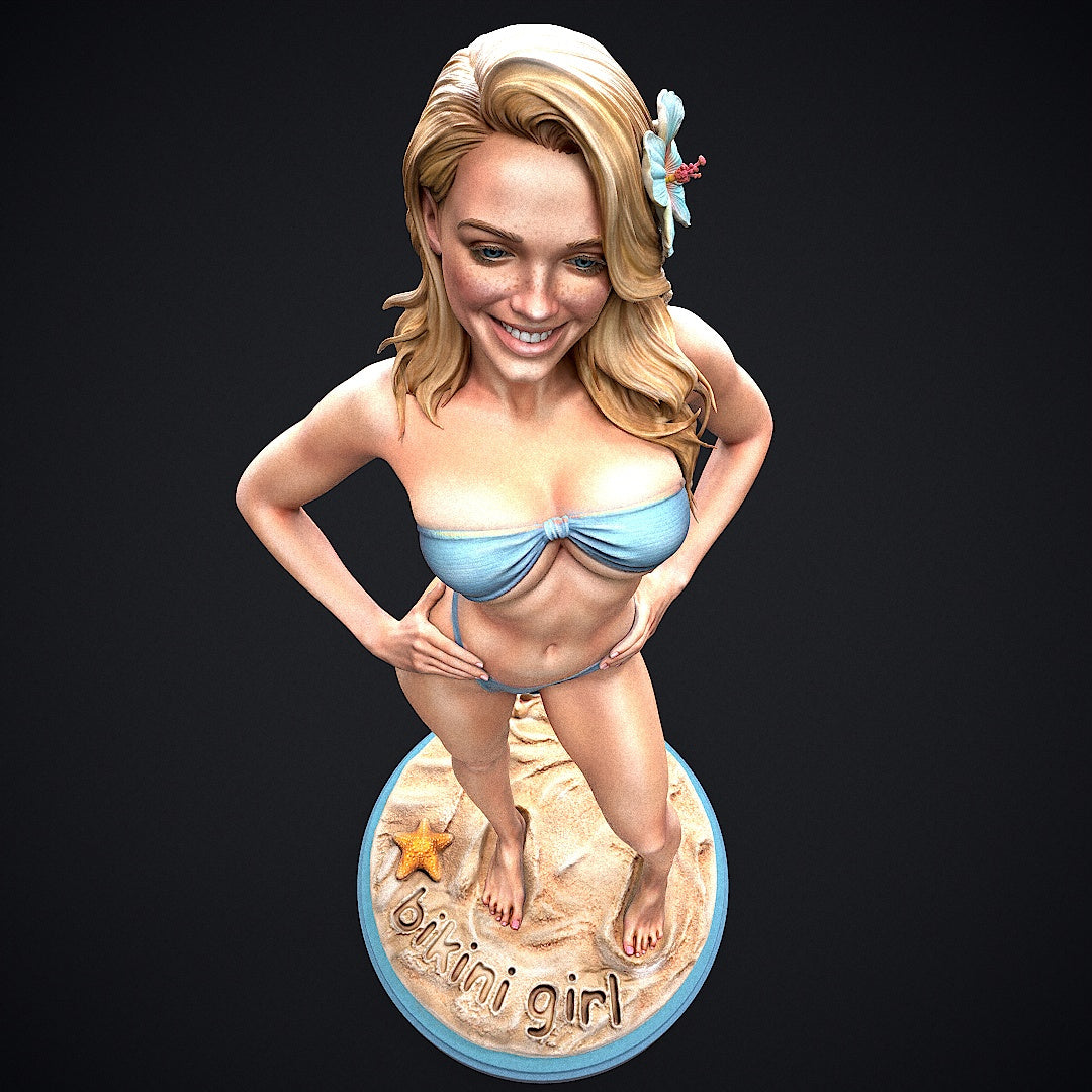 Bikini Girl Statue 3D-Printed Kit