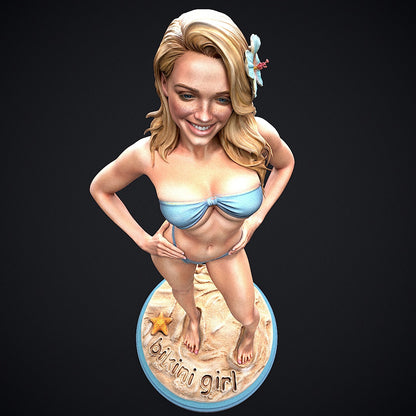 Bikini Girl Statue 3D-Printed Kit