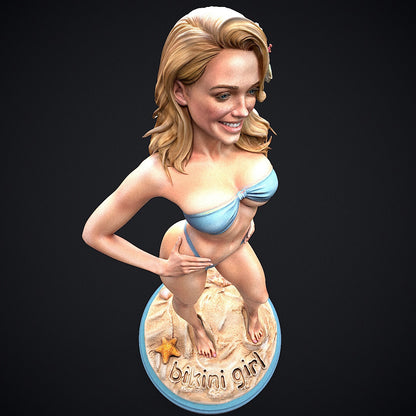 Bikini Girl Statue 3D-Printed Kit