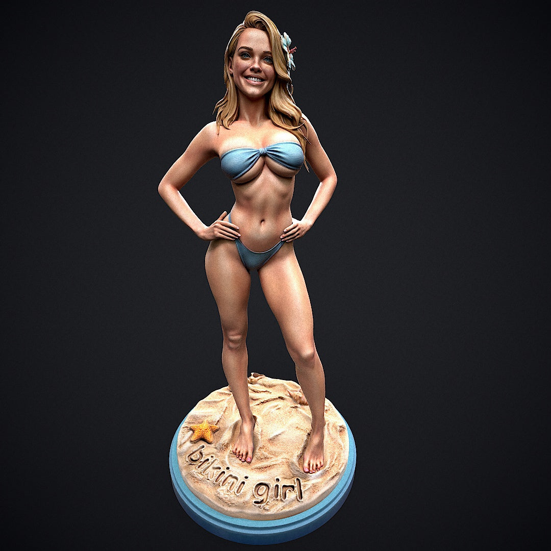 Bikini Girl Statue 3D-Printed Kit
